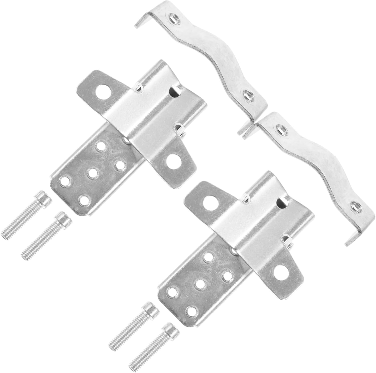 Beatifufu 2Pcs Motorcycle Accessories Foldable Foot Peg Mount Footrest Peg Bracket Easy Installation image number 1