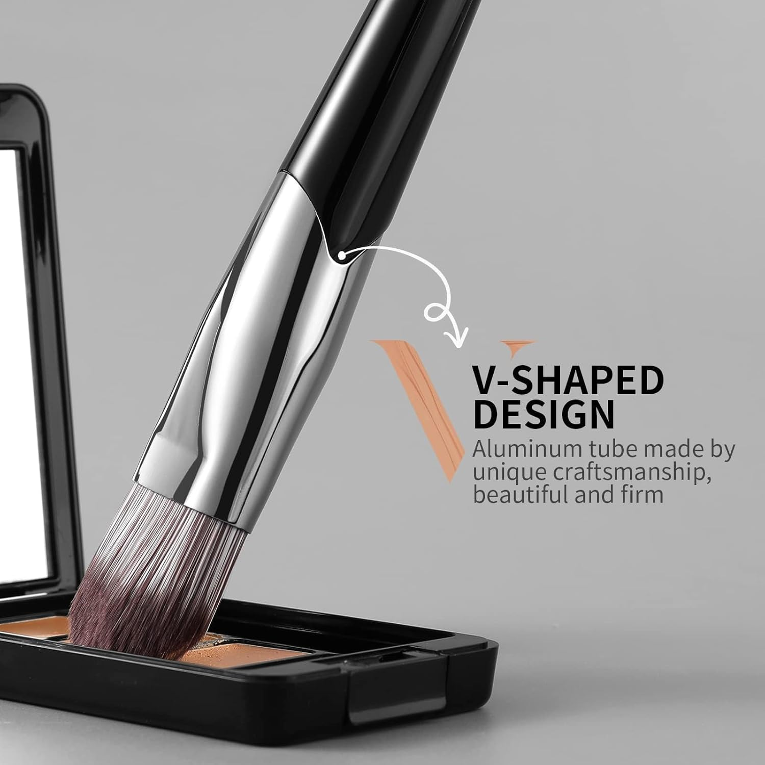 Ducare Liquid Foundation Brush, Flat Foundation Brush for Thin Liquid, Makeup Concealer DIY Facial Contour Face Brush for Blending Liquid, Cream, Facial Mask, Eye Mask Cosmetic Makeup Tool image number 6