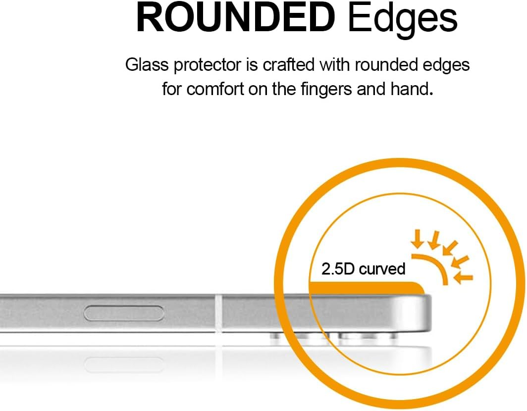 (2 Pack) Supershieldz Designed for Nothing Phone 1 Tempered Glass Screen Protector, anti Scratch, Bubble Free image number 3