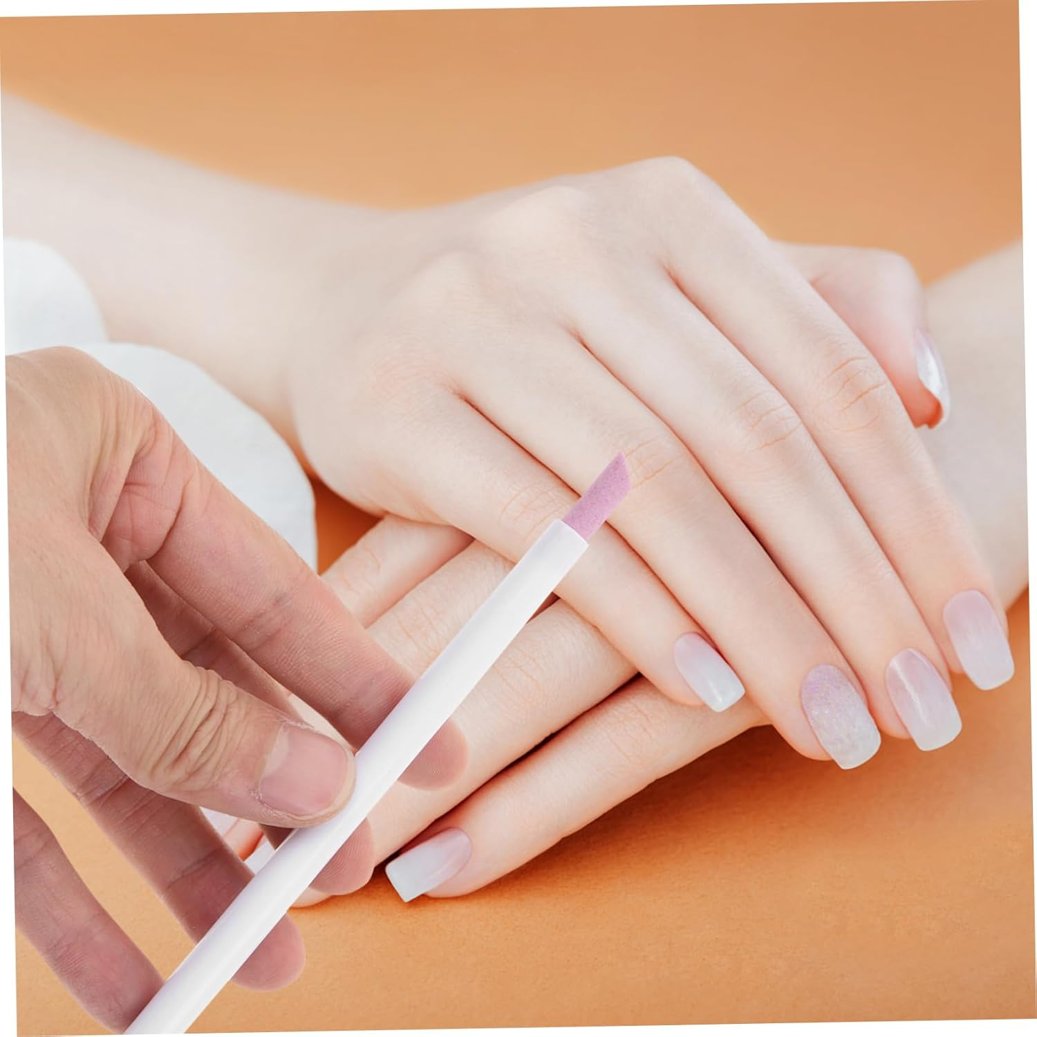 MUSISALY 5Pcs Manicure Pen Multi-Function Nail Polishing Pens Nail Cuticle Remover image number 2