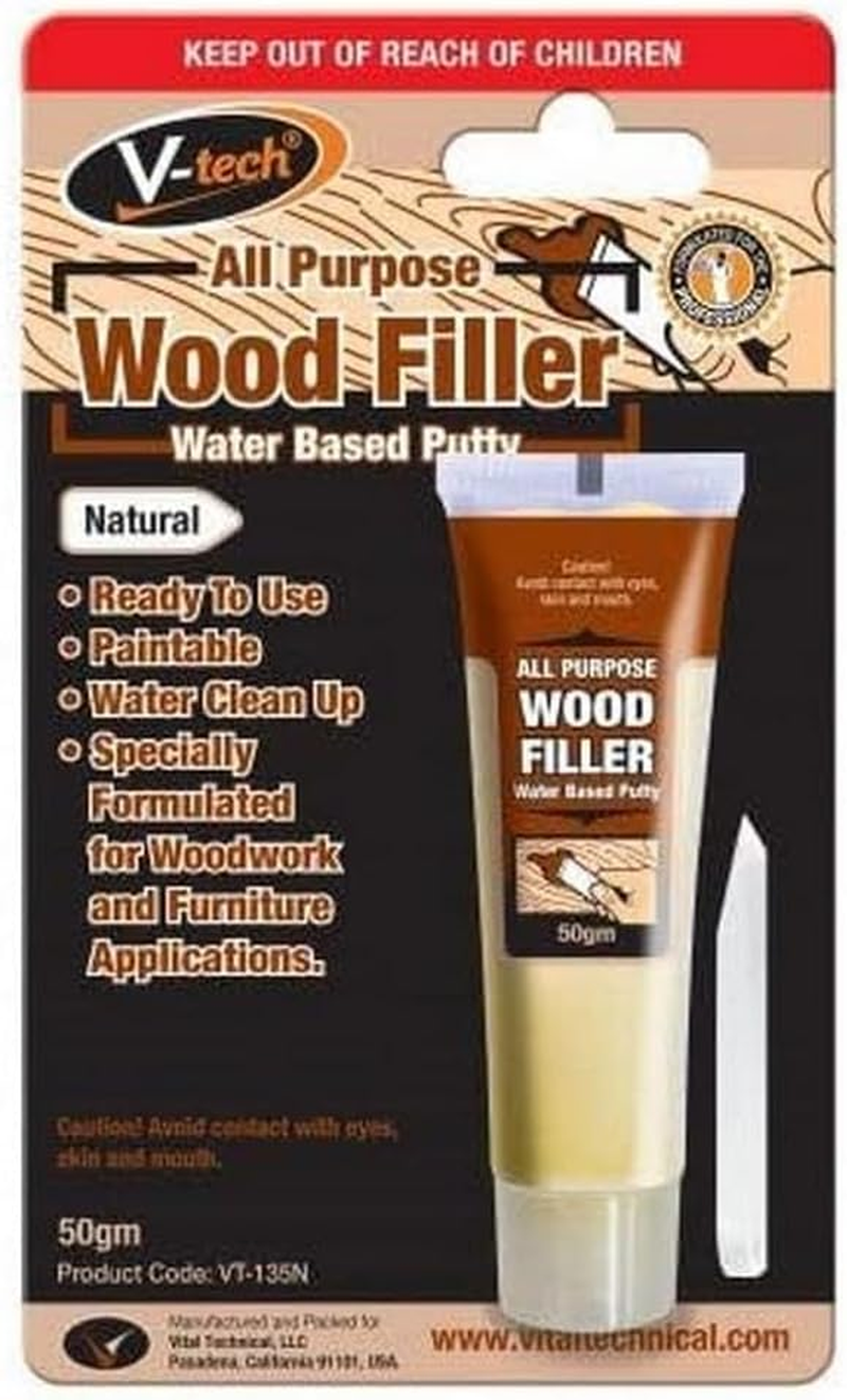 V-Tech Wood Filler, Natural, 50 G