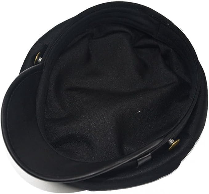 Unisex Beret, Sun - Protective and Breathable Flat - Top Hat, Suitable for Daily Fashion Accessories (Black, One Size) image number 3