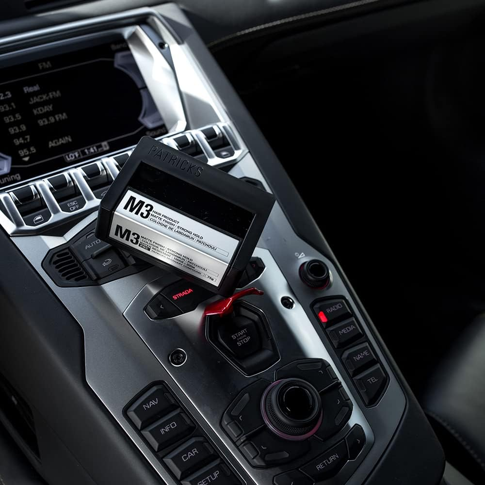 PATRICKS | M3 Matte Pomade | Strong Hold Styling Product for Men | Thickening Paste | for Coarse to Thick Hair Control | Water Resistant | Travel Size | 75G image number 3