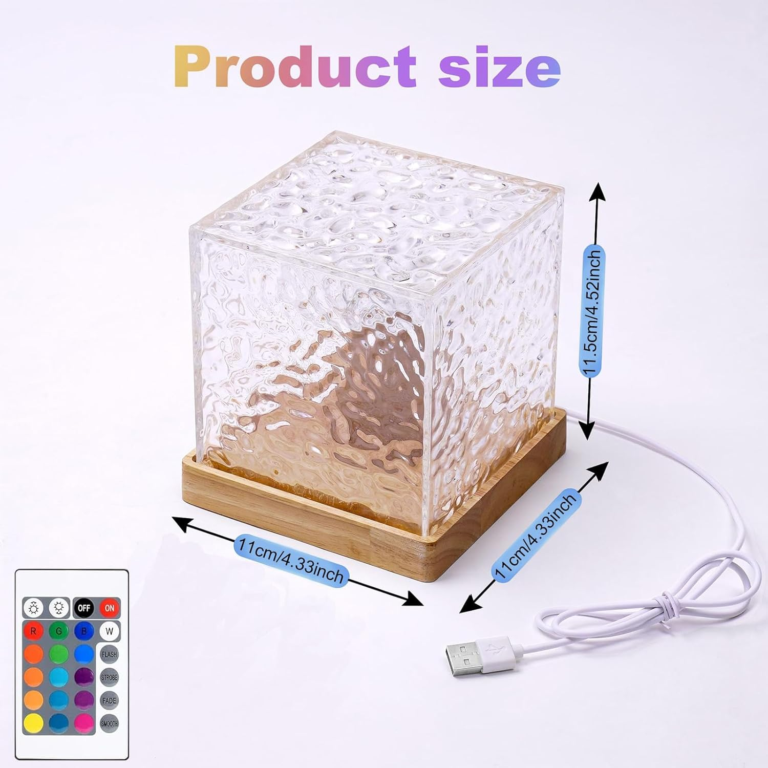 Northern Lights Lamp, Ocean Wave Projector Light, 16 Colors Lighting Ceiling Projector Galaxy Mood Lighting, Galaxy Lights Room, Night Light with Remote Control for Bedroom image number 6