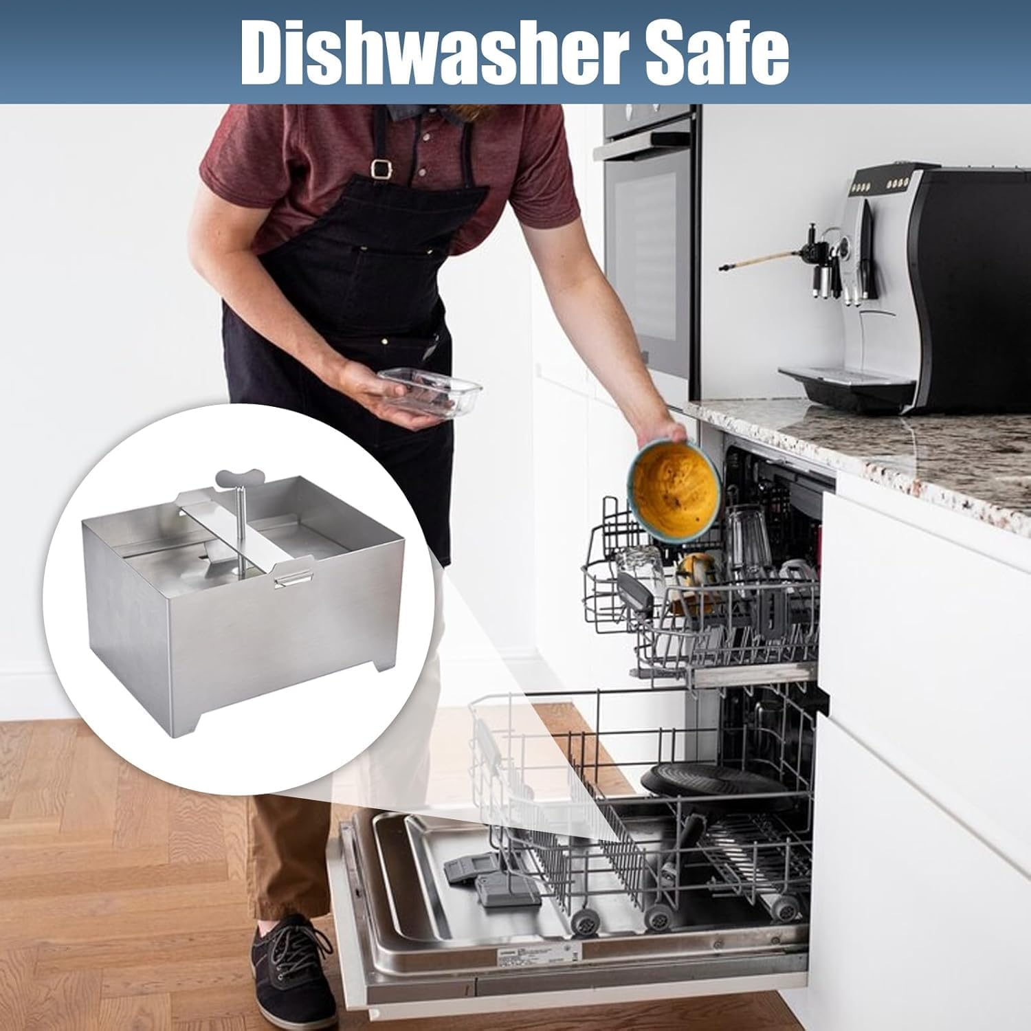 Alerrawia Tofu Presses Tofu Press, Stainless Steel Tofu Presses, Adjustable Paneer Maker with Drain Hole and Drip Tray 304 Food Grade Stainless Steel Tofu Making Mold image number 1