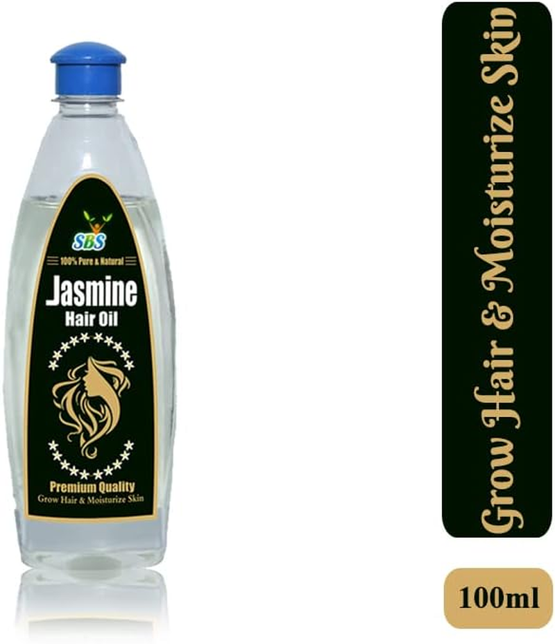SBS Jasmine Hair Oil (Pack of 3) - Pure & Natural Hair Oil for All Hair Types. (100 Ml) image number 4