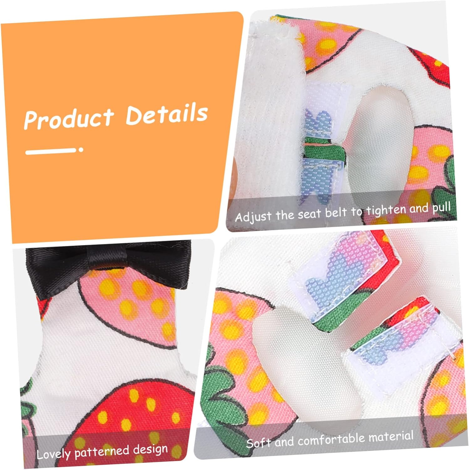 BESPORTBLE Pet Bird Clothes Parrot Costume Bird Flight Suits Fashion Diaper Parrot Supplies image number 5