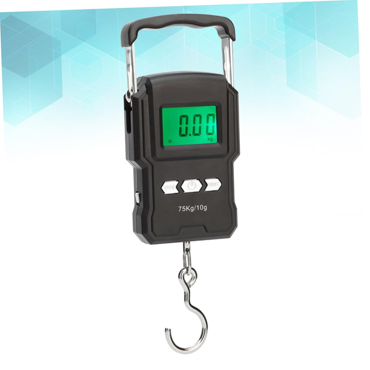 POPETPOP Digital Handheld Luggage Scale with LCD Display Portable Abs Hanging Weighing Scale for Suitcase Travel Fishing Lightweight Grip image number 6