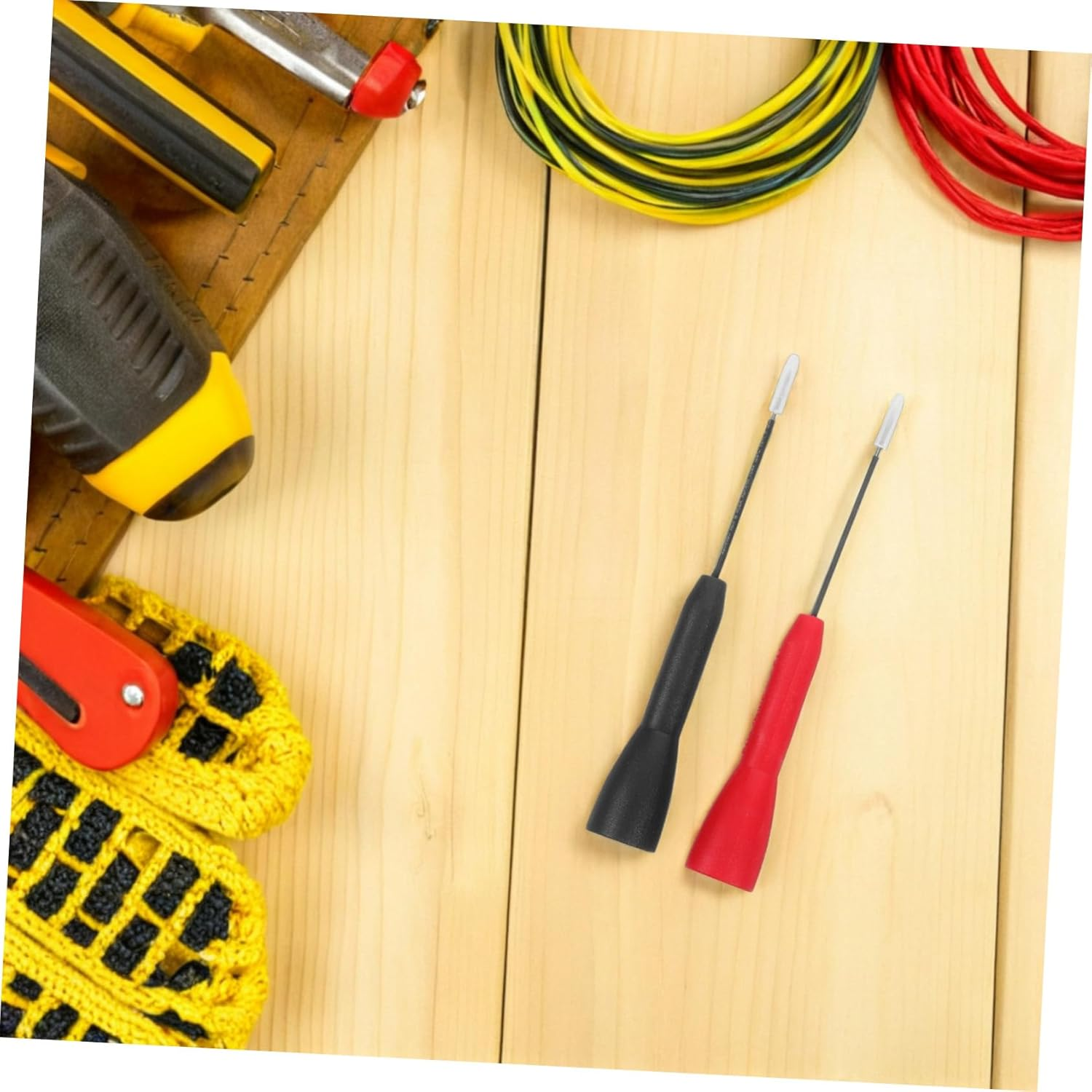 HIAKDOFT Automotive Back Probes for Light Wire Thin Digital Multimeter Probes Voltage Display Puncture Test for Home Wiring image number 3