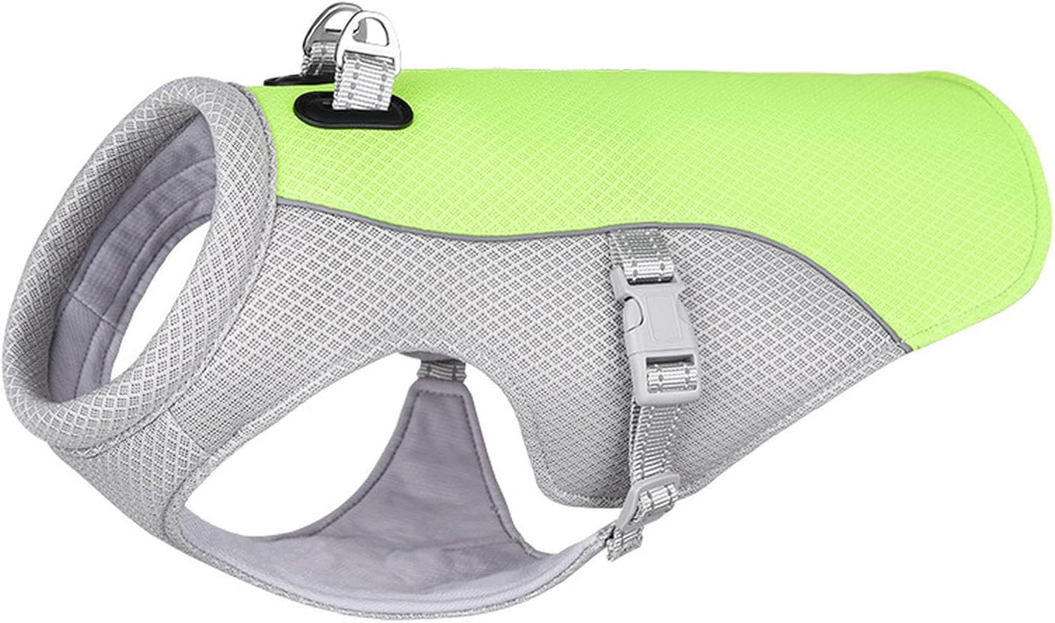 UOSIA Extra Large Dog Cooling Vest Pet Cooling Shirt Lightweight Dog Cooling Jacket with D Ring and Reflective Stripe Summer Puppy Vest Harness for Hiking Walking