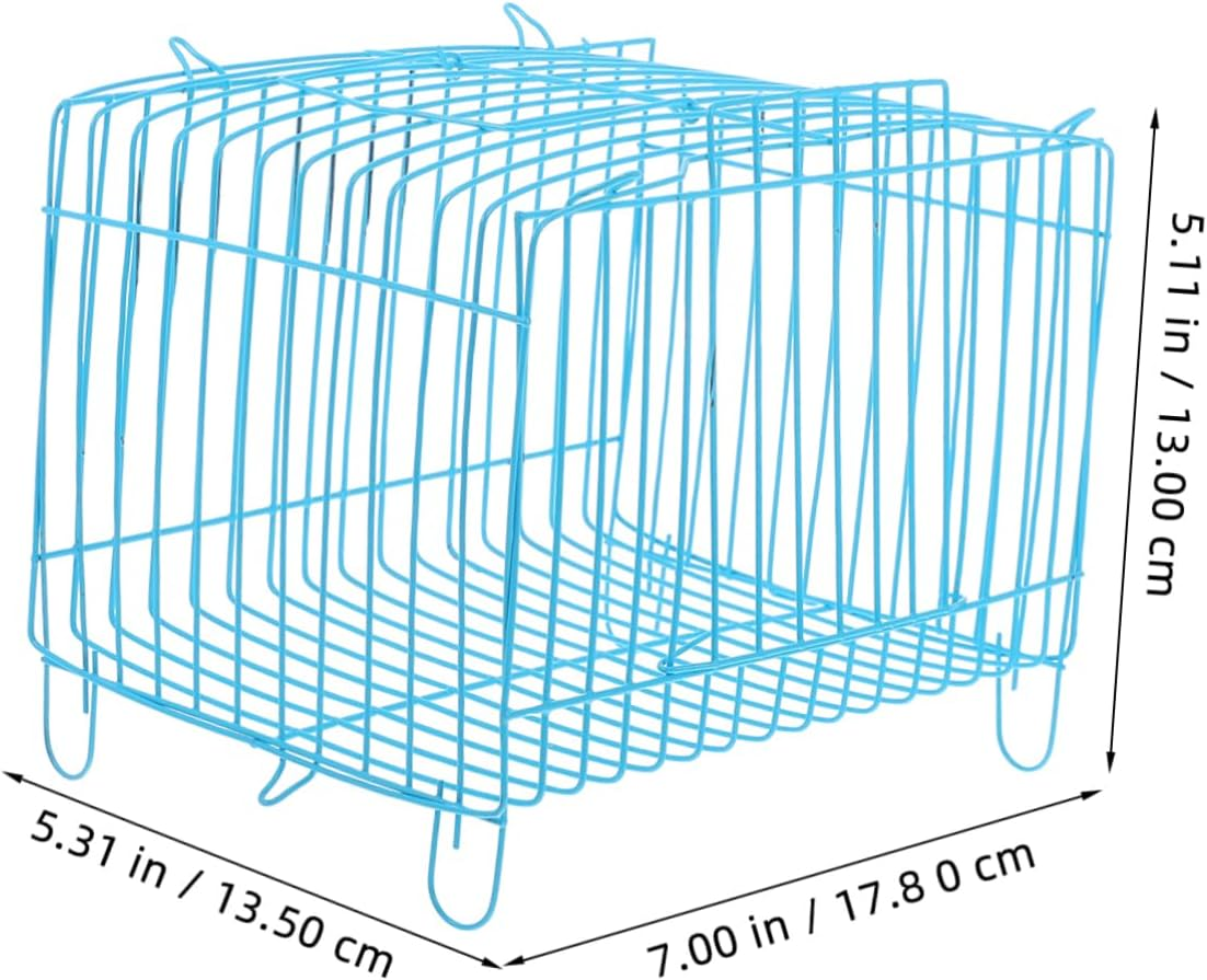 COSMEVIVI Small Bird Carrying Cage Parrot Travel Carrier Portable Cage Bird Carrier Comfortable image number 6