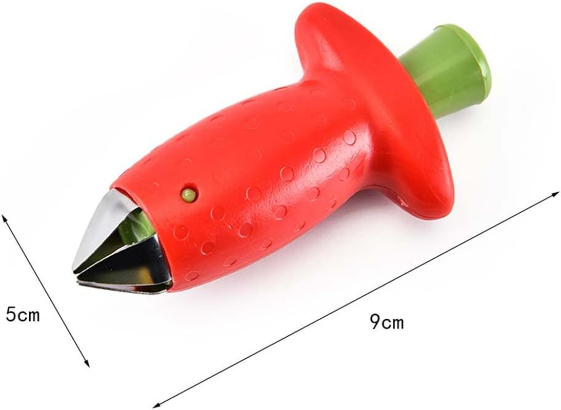 Strawberry Huller, Strawberry Huller Stem and Leaf Remover Multi Function Fruit Corers Tool image number 5