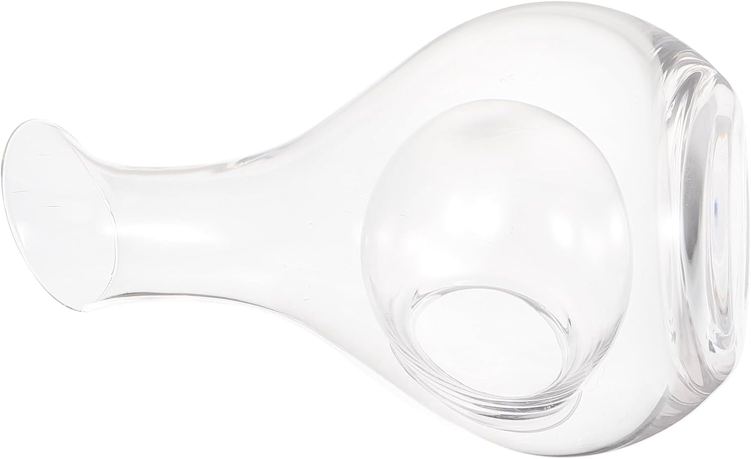 LIGIGWASH Creative Japanese Style Wine Decanter Glass with Ice Slot 385Ml, Red Wine Jug and Whiskey Decanter for Home Entertaining, Glass Pitcher Suitable for Chilling and Serving image number 2