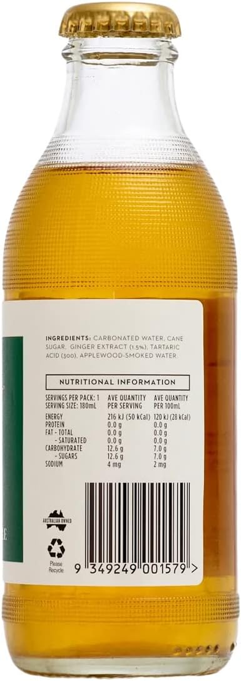 Strangelove Dry Ginger Ale 24 X 180Ml image number 1