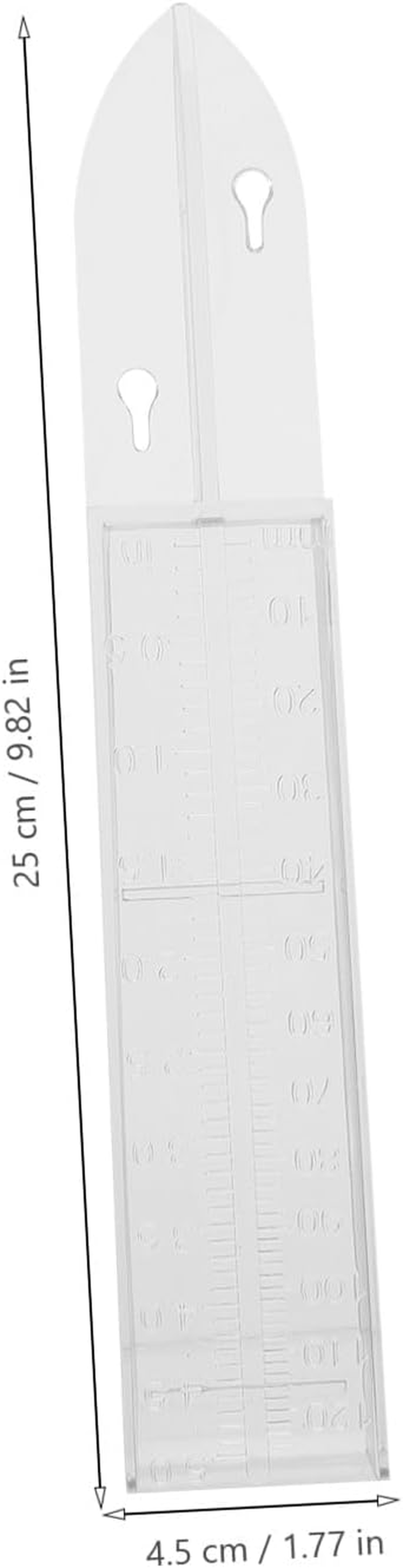 Outdoor Plastic Rain Gauge with Graduated Measuring Container for Garden and Agriculture Accurate Water Collection Tool for Climate Research and Meteorological Statistics image number 4