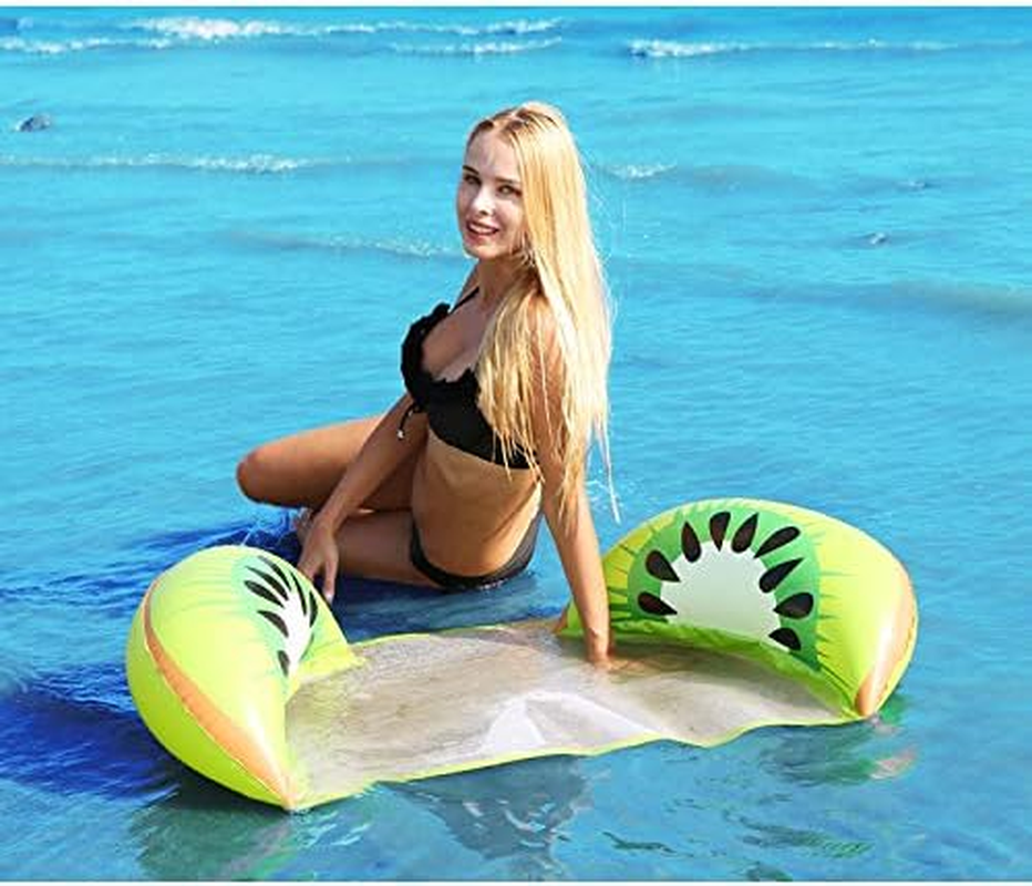 Baronhong Fruit Swimming Pool Floating Hammock - Inflatable Swimming Aids for Adults, Portable Rafts Lounge Chair for Beach Party