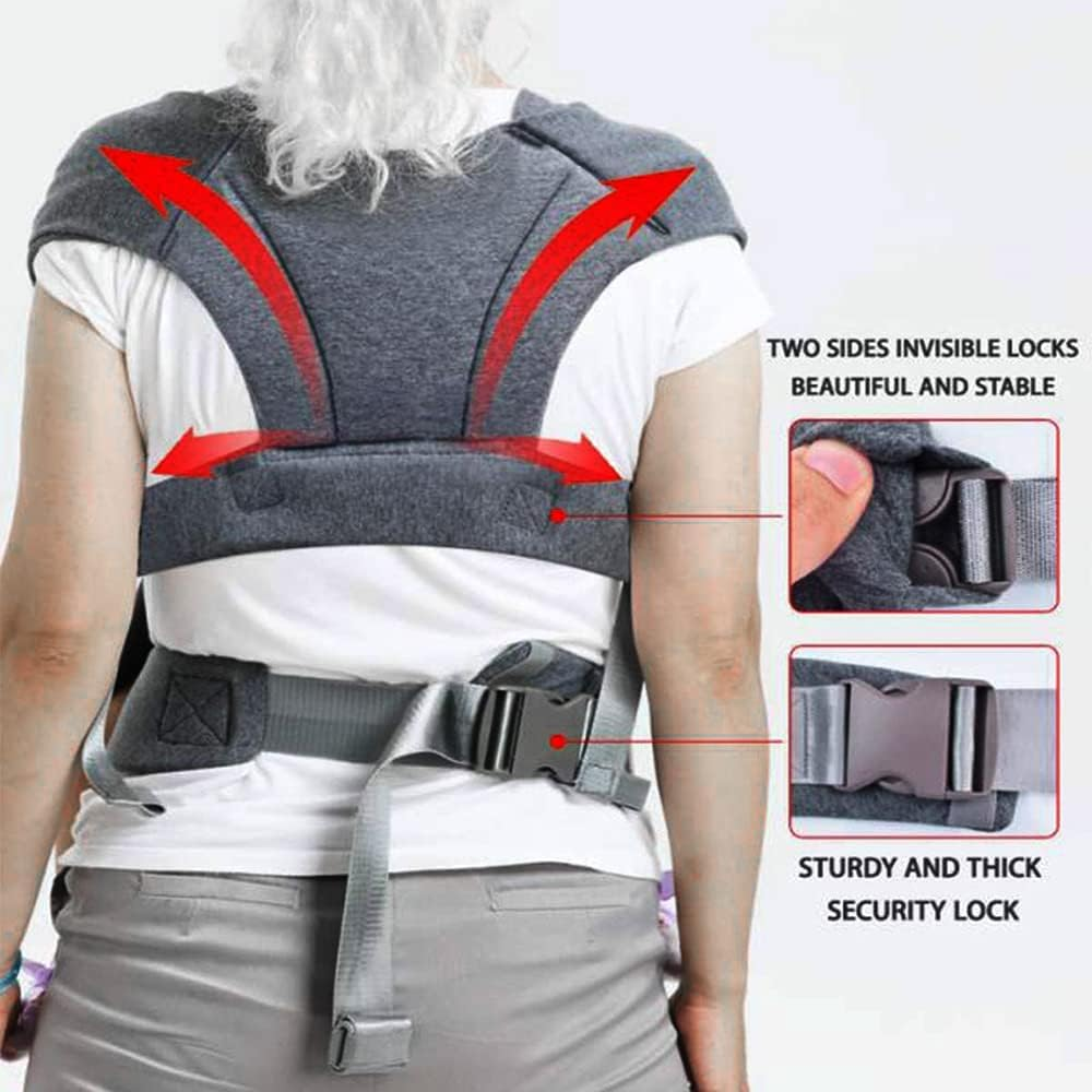 CUBY Ergonomic Easy Baby Carrier for Newborns to Toddlers,Baby Carrier Newborn to Toddler, 360 Degree Baby Wearing, Easy Breastfeeding, Protect the Shoulders (X-Dark Grey) image number 2