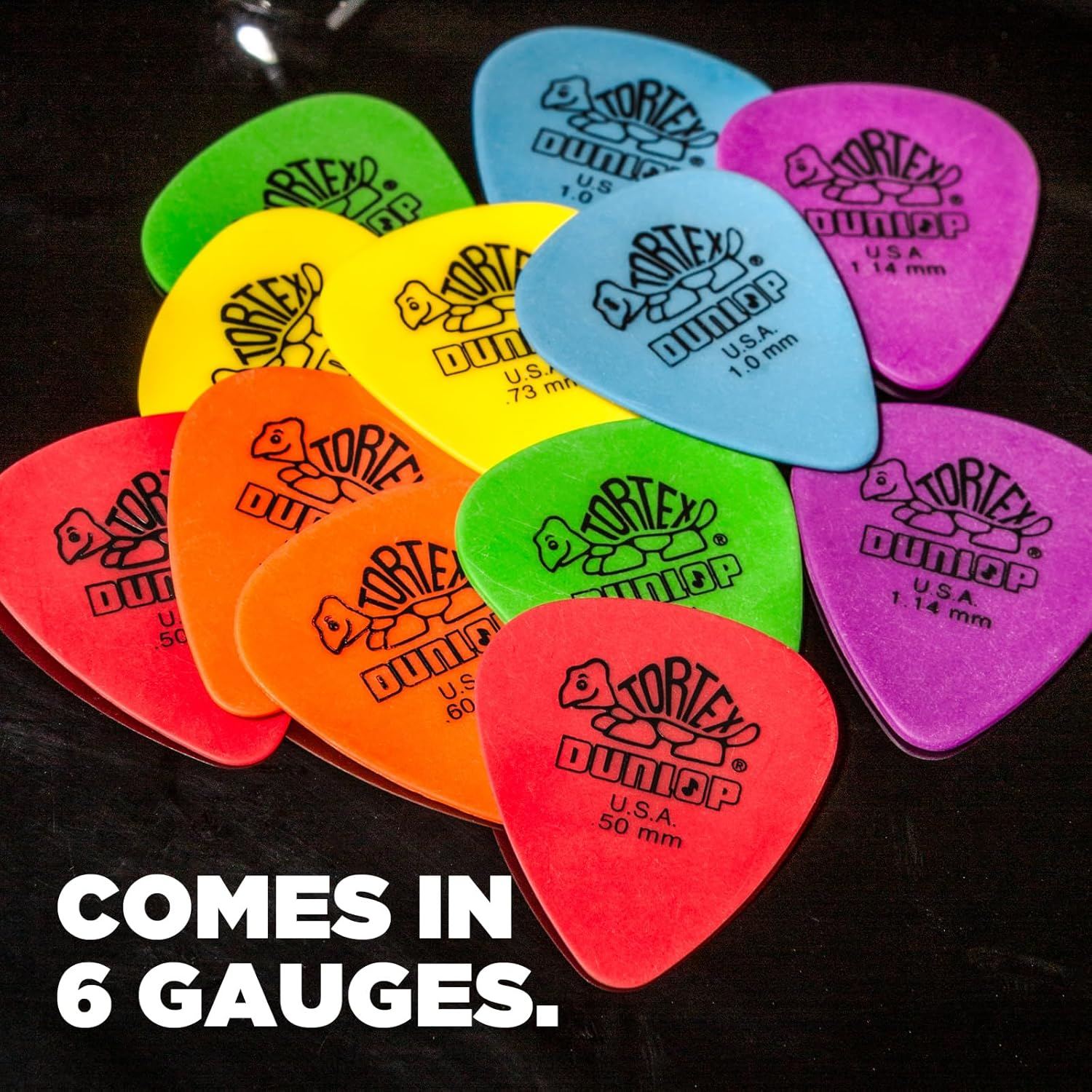 Dunlop Tortex Standard .50Mm Red Guitar Pick - 12 Pack
