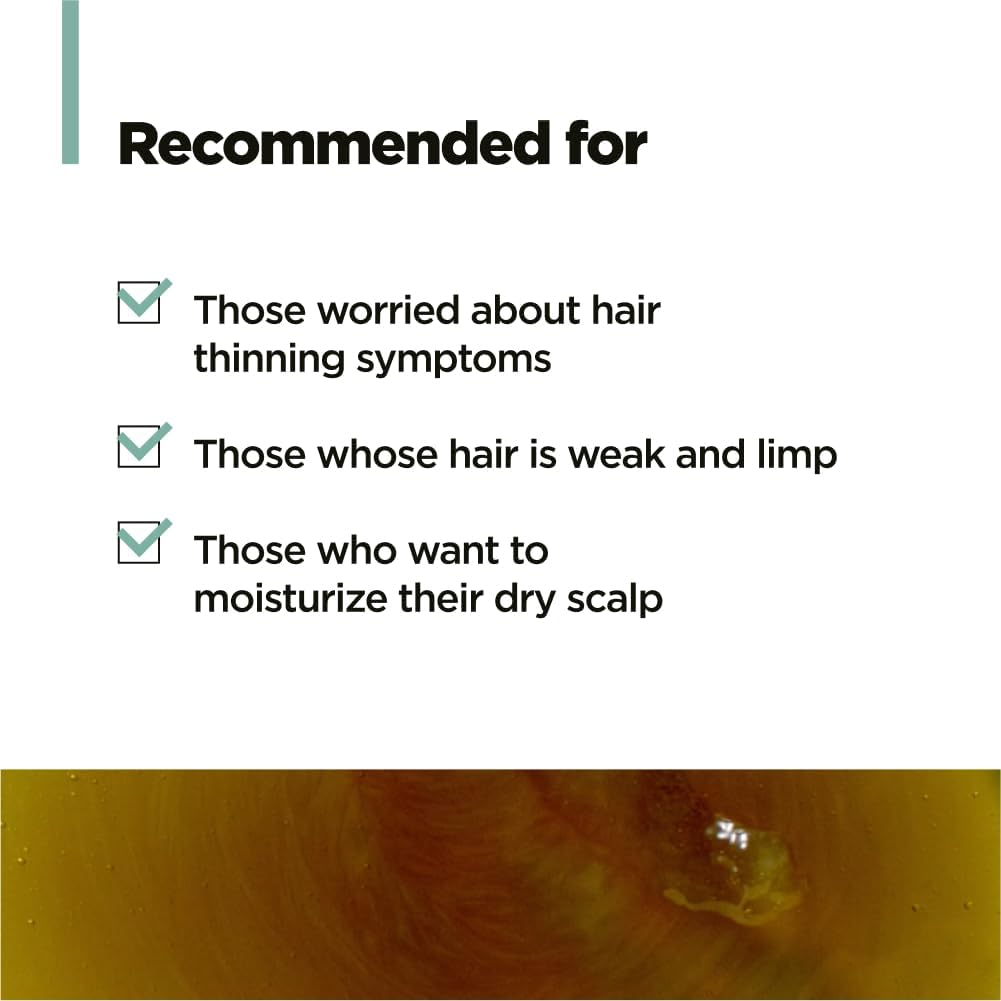 AMOS PROFESSIONAL the Green Tea Shampoo Moisturizing for Thinning Hair, Korean Shampoo for Dry Scalp L Flaky & Itchy Scalp, Strengthening Hair, All Hair Types, 16.9 Fl.Oz image number 3