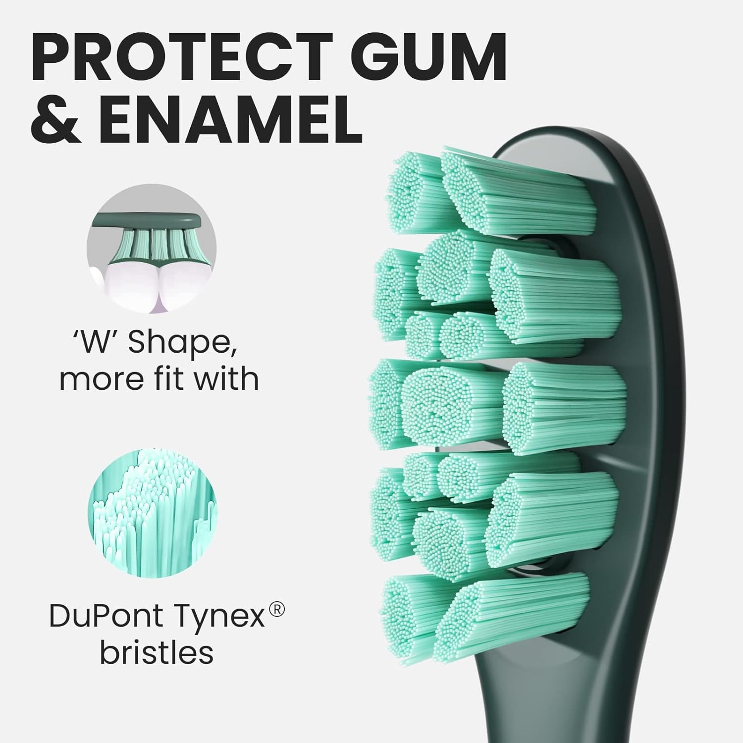 Oclean X Pro Sonic Electric Toothbrush Mist Green &ndash; Smart Rechargeable Tooth Brush with Timer, 3 Modes, 30-Day Battery, Sleek Design, Waterproof & Travel-Ready