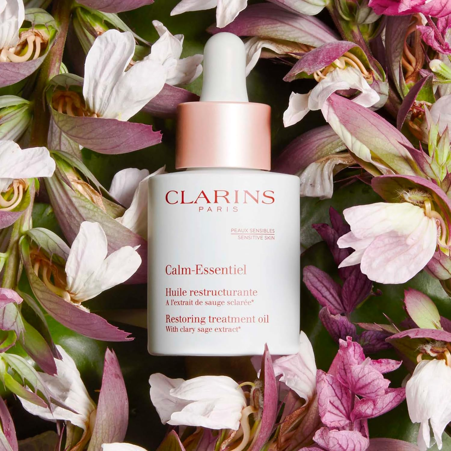 Calm Essentiel Restoring Treatment by Clarins for Women - 1 Oz Oil image number 5
