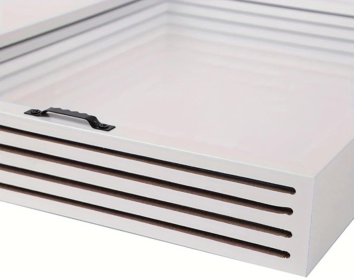 Family Handprint Art - Craft Keepsake Wooden Frame - Home Decor for New and Expecting Parents, Includes 6 Paint Colors and 4 Transparent Sheets image number 4