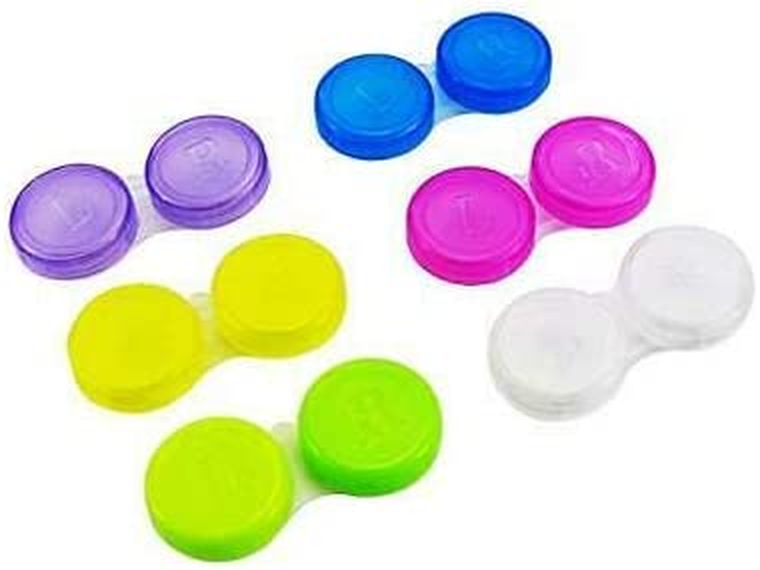 30 Pack Colorful Contact Lens Case - Bulk Eye Lense Cases, Holder Container Case image number 5