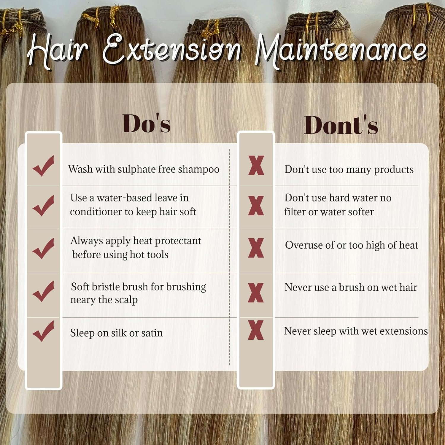 Hair Extensions Clip Ins Remy Human Hair Beige Blonde with Bleach Blonde Clip in Human Hair Extensions for Women 70Grams(18/613, 15") image number 7