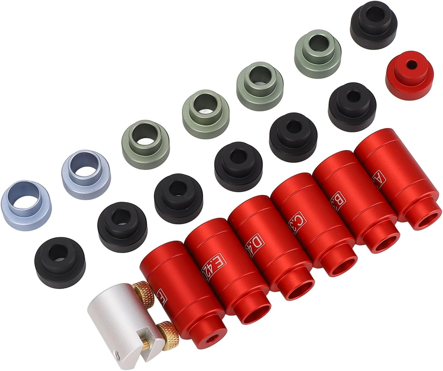 Headspace Gauge, Aluminum Alloy Gauge Comparator Kit, Comparator Headspace Gauge Body Kit, Reloading Kit with Storage Box, Precise Measurement image number 3