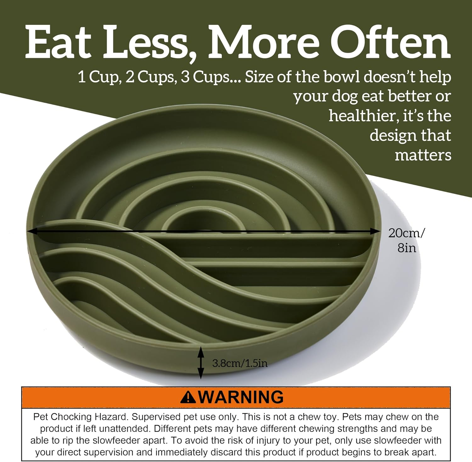 OHMO Anti-Sling Dog Bowl (Sunrise), Anti-Slinging Bowl Dogs for Cats Puppies, Healthy Eating, Stops Bloating, Non-Slip, Environmentally Friendly Silicone