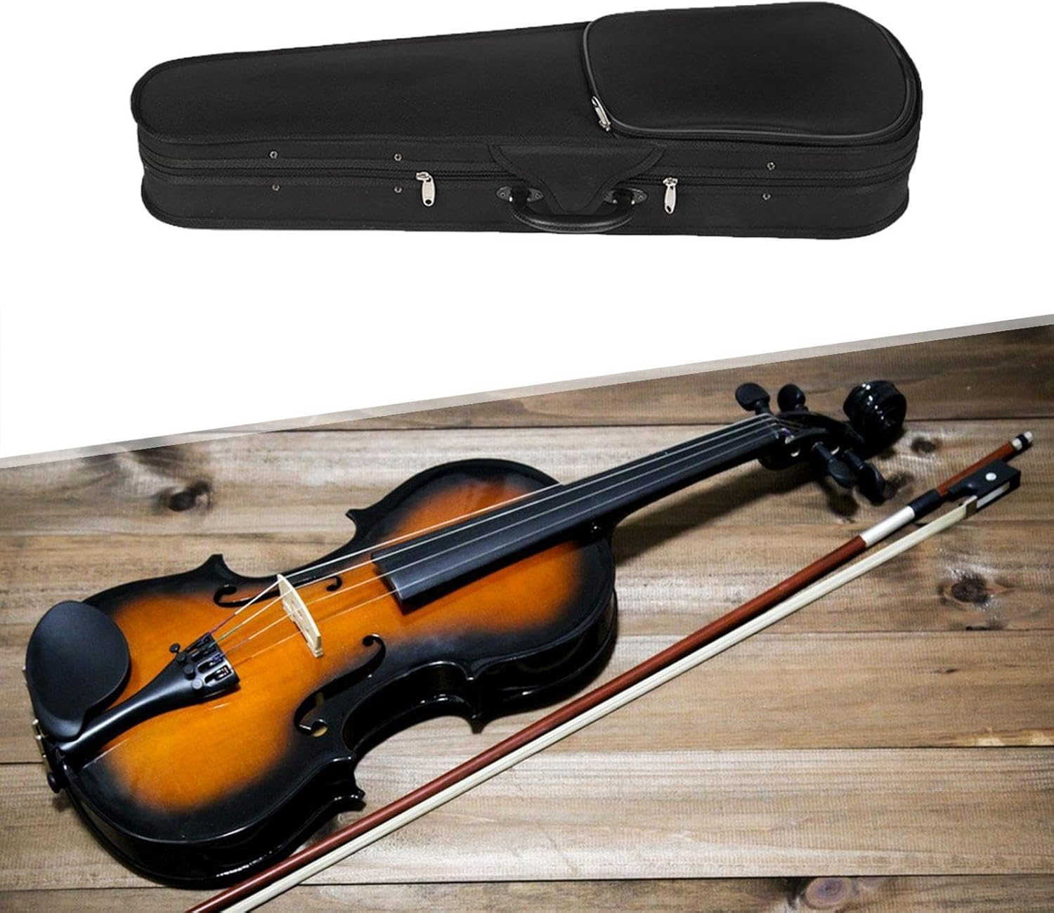 Coudartitie 4/4 Violin Case, Violin Box, Pressure Resistant Case, Sturdy Portable Violin Gig Bag, Waterproof Violin Box image number 1