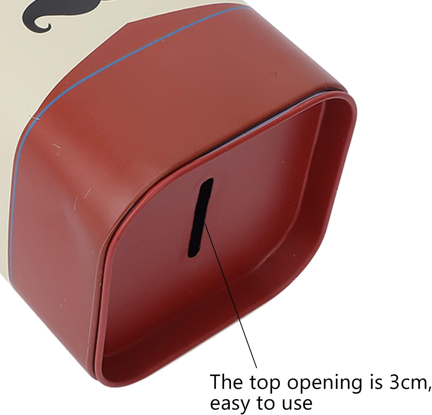 Disposal Blade Container, Blade Disposal Case Beautiful Practical Easy to Use Compact Structure Smoother for Home(Red Beard) image number 3