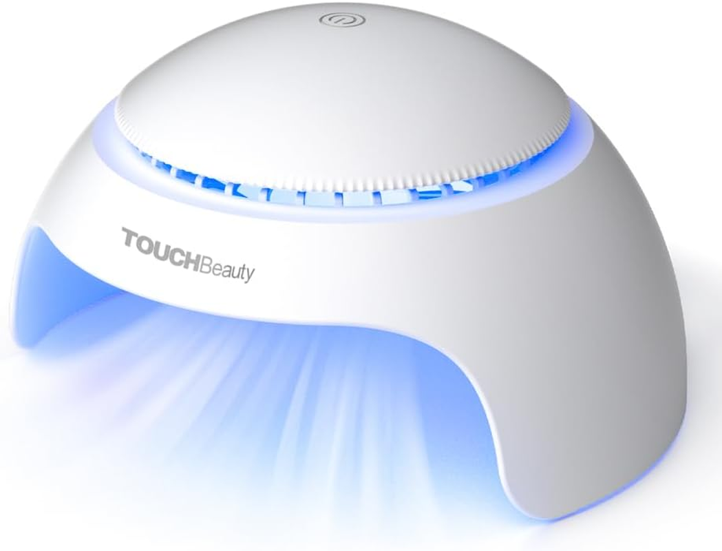 Touchbeauty Nail Dryer for Kids Teens Beginners: LED Fan & Light, Safe, Battery Powered, Non-Hands Tanned Version image number 2