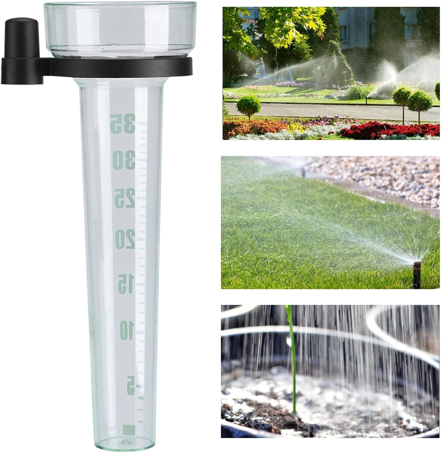 Cryfokt Accurate Rain Tube for Garden Outdoor Yard 35Mm Capacity with Premium Material Easy Reading Light Green Plastic image number 6