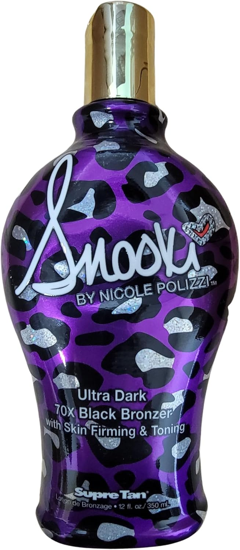 Snooki Ultra Dark 70Xblack Bronzer W/ Skin Firm & Toning 350Ml