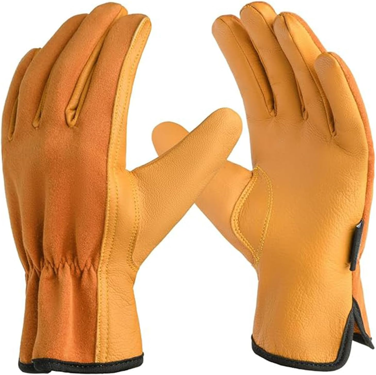 EVO Fitness Gardening Gloves for Men and Women Tough Thorn Proof Comfortable Breathable Protective Leather with Strong Grip Rigger Garden Work Safety Gloves