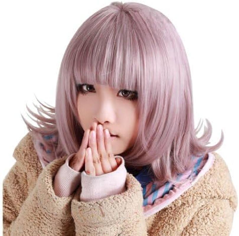 Anogol Hair Cap+Super Dangan Ronpa 2 Chiaki Nanami Cosplay Wig image number 2