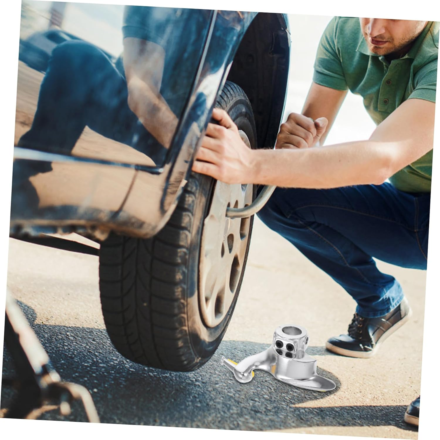 LOORGVEL Tire Changer Mount Part Car Wheel Demount Tool Effortless Tire Removal Bird Head Design Wide Compatibility image number 4