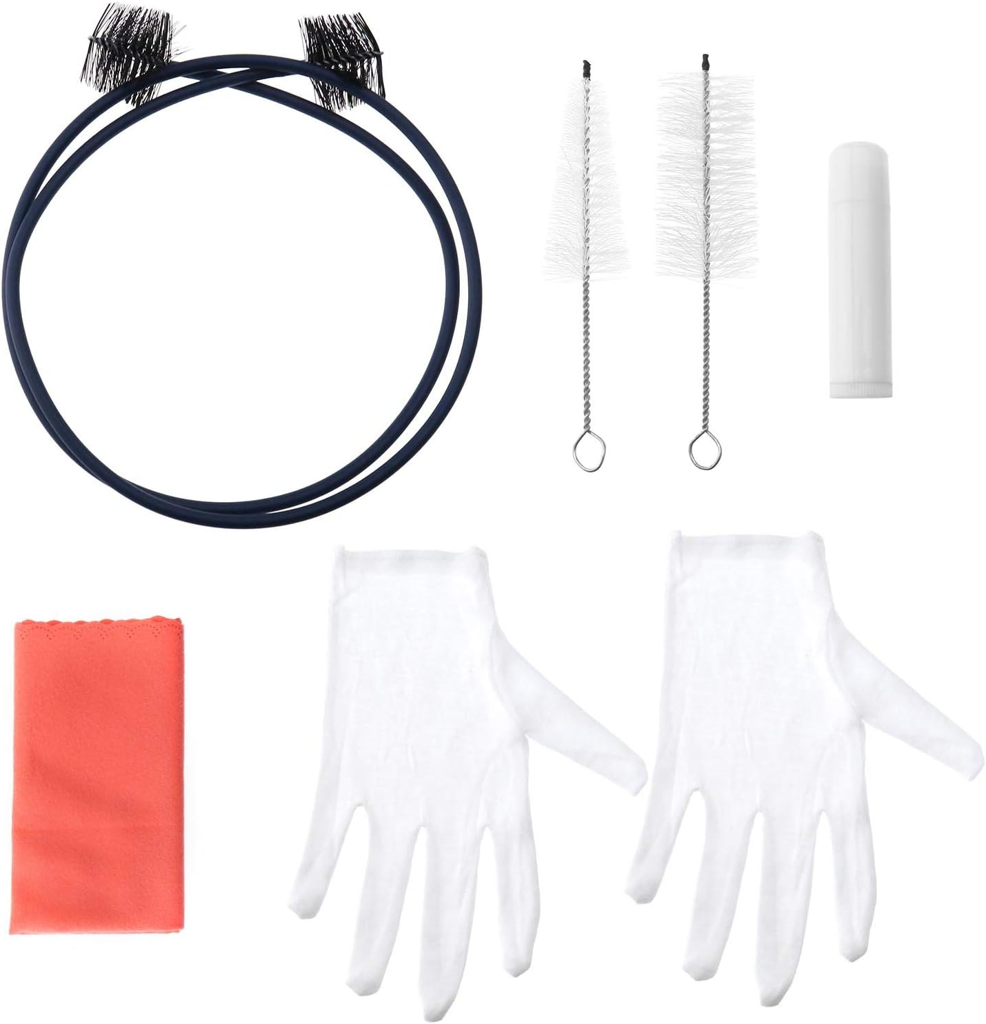 SING F LTD 6Pcs Trumpet Care Tool Clean Kit Mouthpiece Pocket Trumpet Instrument Cleaning Musical Instrument Maintenance Care Accessory image number 6