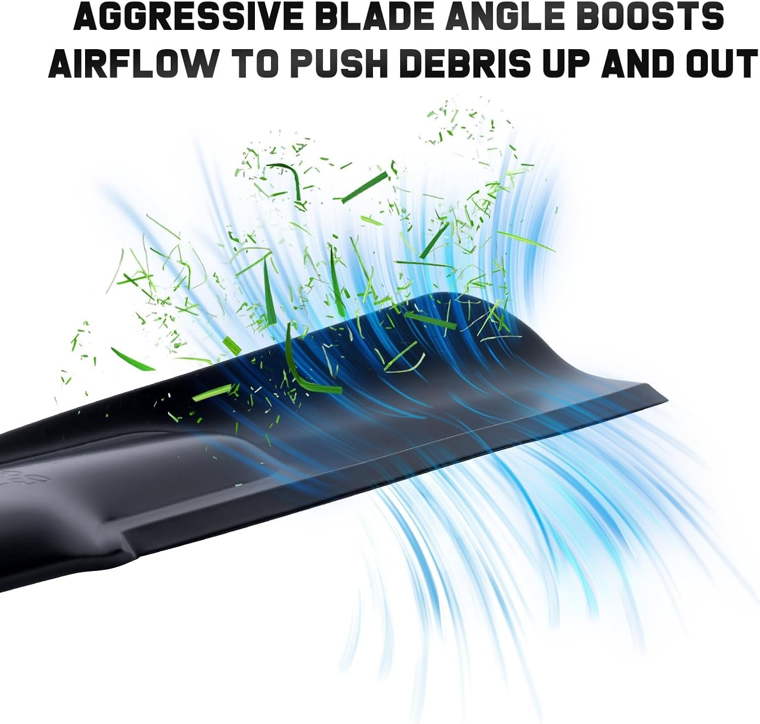Grasscool 942-04308 Mower Blades for Troy Bilt Pony Bronco Mustang Zero Turn Cub Cade XT1 RZT42 42'' Deck Mower Replace for 942-04308A 742-04312 942-04312 Hi Lift image number 6