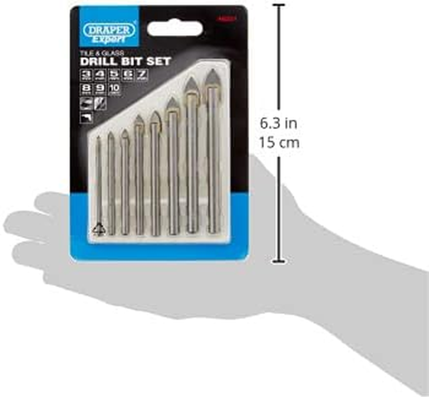 Draper Expert 48221 8-Piece Tile and Glass Drilling Set