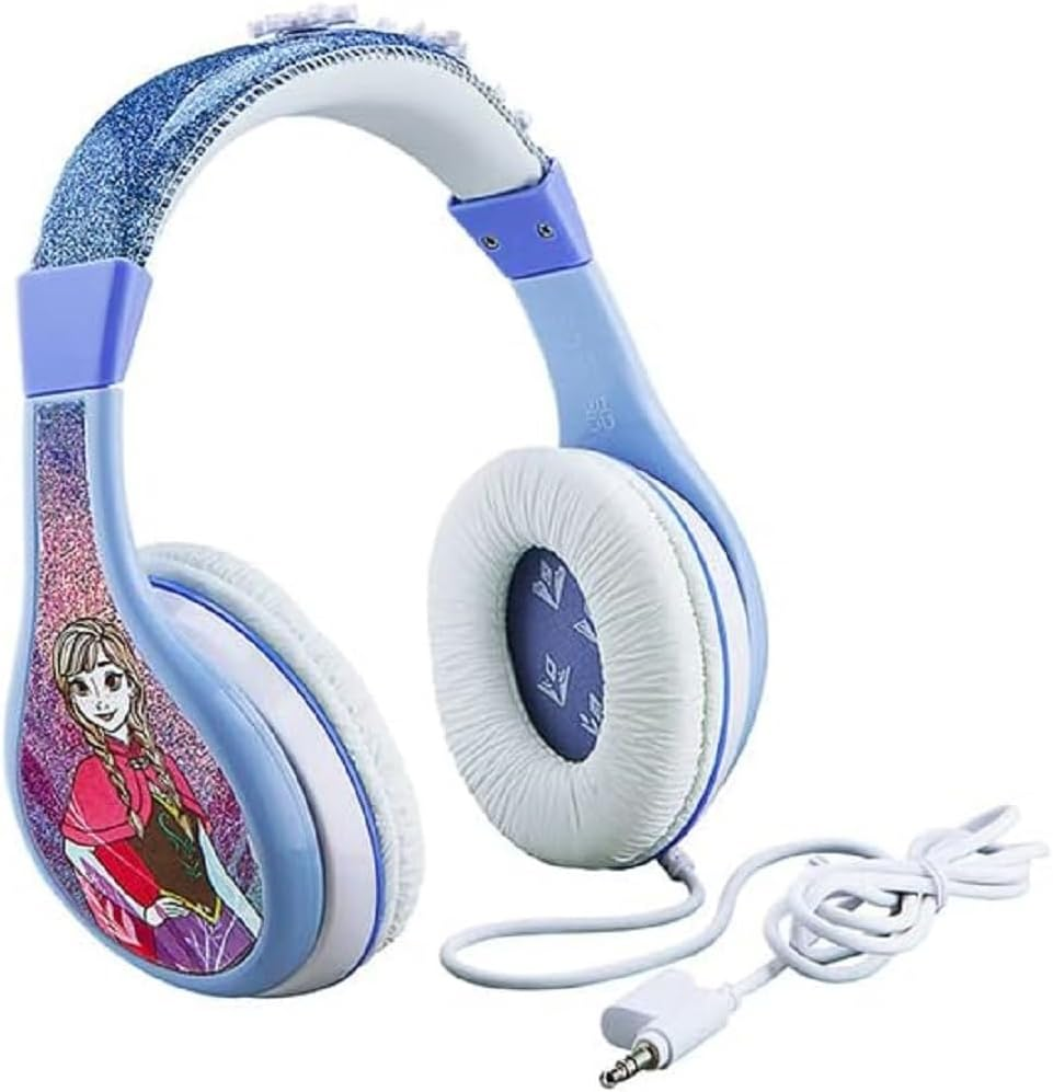 Frozen II FR-140.EX9MI Youth Headphones on Ear with Volume Limiting(Blue/White) image number 1