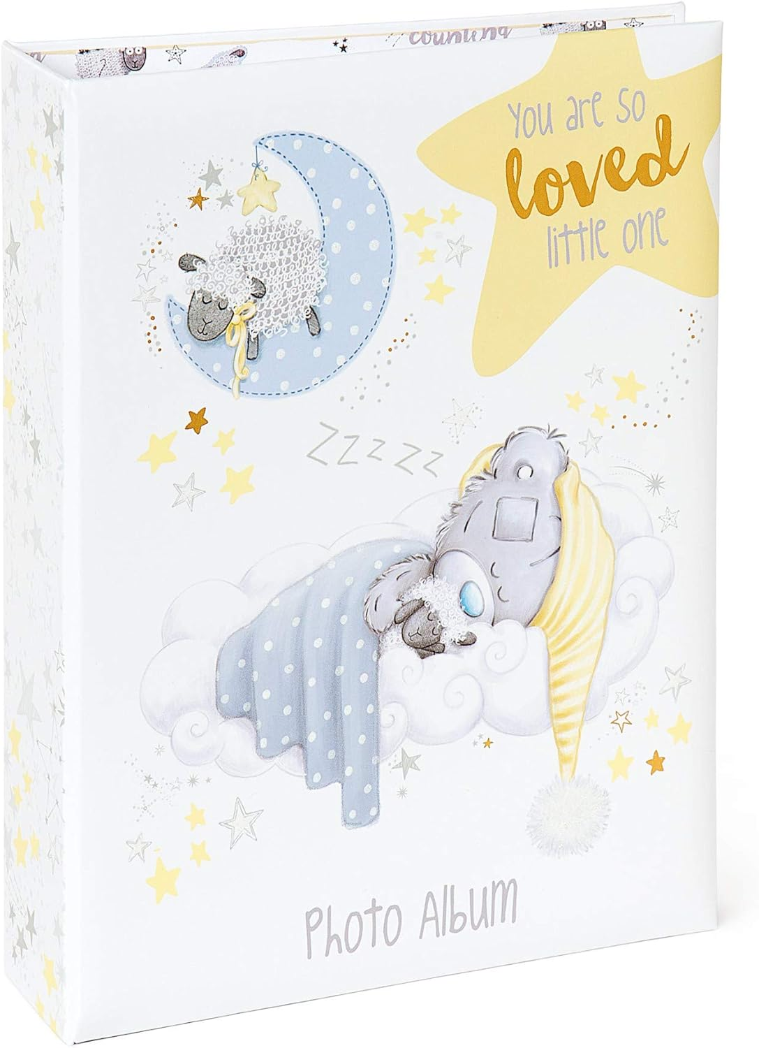 Me to You Tiny Tatty Teddy Baby Photo Album in a Gift Box - Official Collection,6 X 4, Holds 160 Photos, Silver image number 3