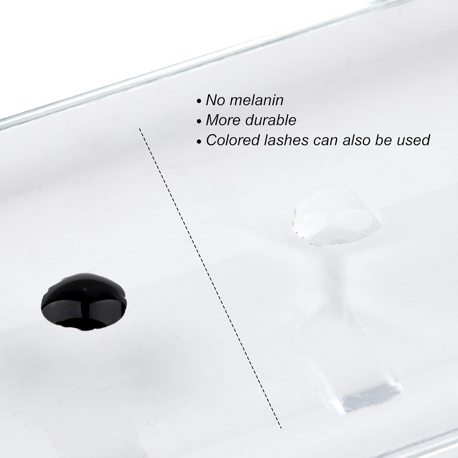 Cluster Lash Glue Clear Individual Lash Glue 7-15 Days Retention 2-3S Dry Time for DIY Lash Extension 5Ml image number 3