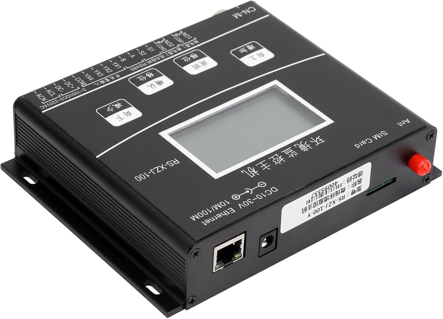 Viagasafamido Environmental Monitoring Host Temperature and Moisture Monitoring System DC10-30V for Computer Room Telephone Alarm and Light Valley Alarm Water Leaflet.