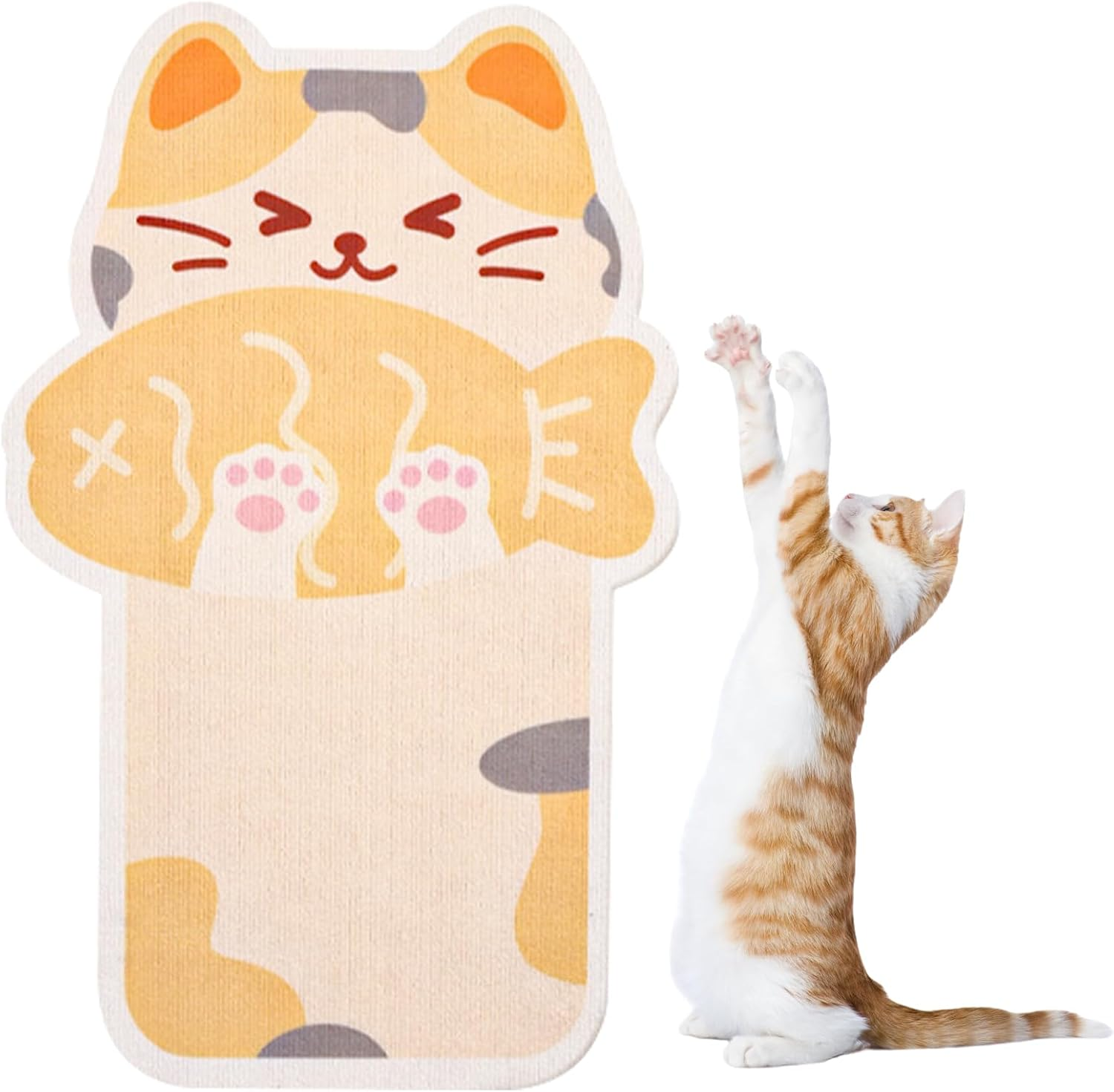 ARONRAVE Cat Scratching Mat, Adorable Kitten Design image number 3