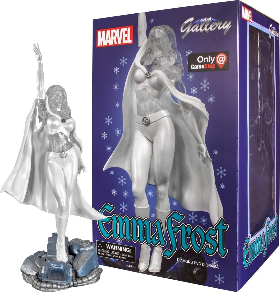 Diamond Select Toys X-Men White Queen Emma Frost Marvel Gallery PVC Statue image number 2