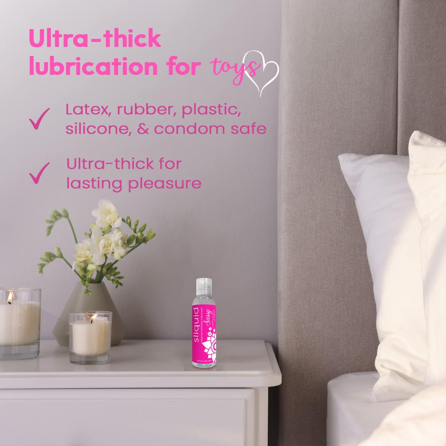 Sliquid Sassy - 2 Oz Thick Gel Lubricant for Sensitive Women, Men & Couples image number 4