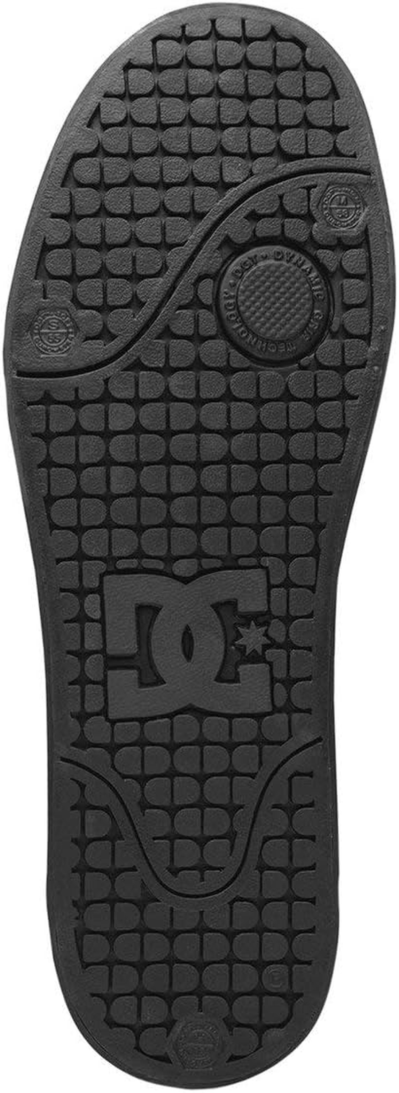 DC Men'S Pure Action Skate Shoe Skateboarding Pirate Black, 12.5 D US image number 2