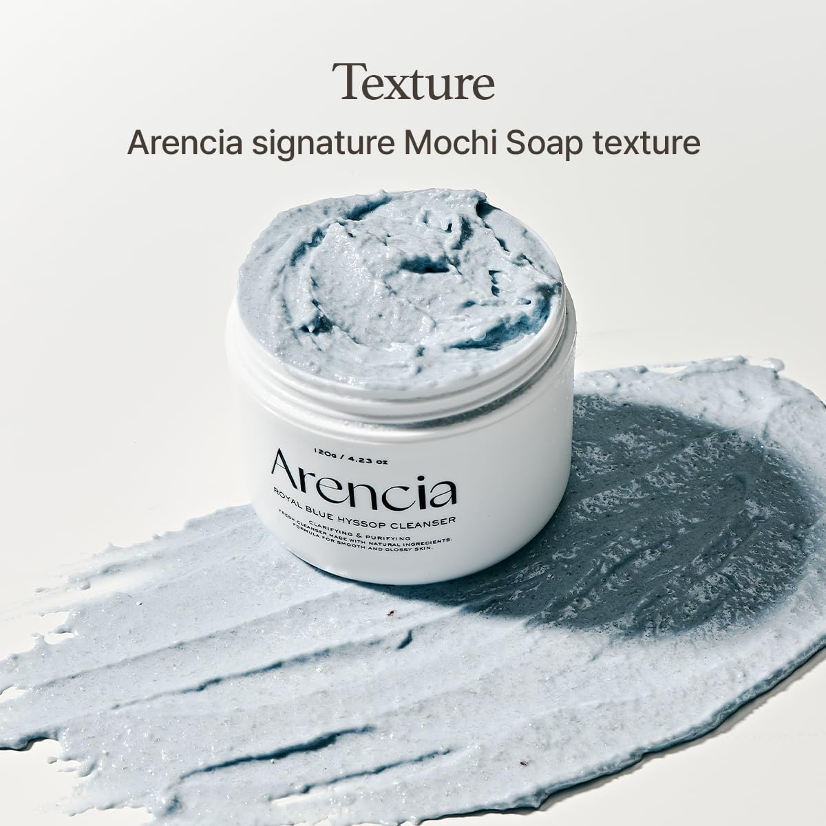 ARENCIA - Fresh Blue Hyssop Rice Mochi Cleanser 120G